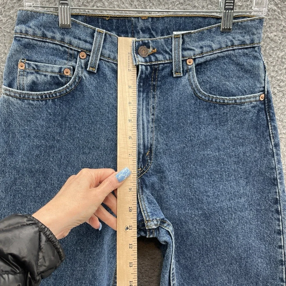 VTG 90s Levis 550 Jeans Mens Measures 28X33 Blue Relaxed Taper‎ USA Denim